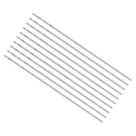 Metallixity 766549054668 10pcs Micro Drill Bits 0.3mm X 20mm 6542 Hss Fully Ground Twist Bit