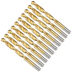 Mtf250117xt000935 Metallixity Drill Bit 21/64 10pcs 4241 High-speed Steel Straight Shank Titan