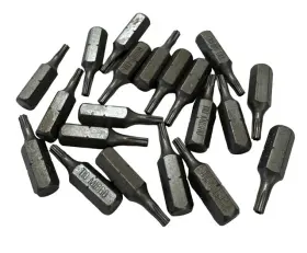 945110 Mibro T10 Security Star Screwdriver Bits 1 Inch Length 20 Pack