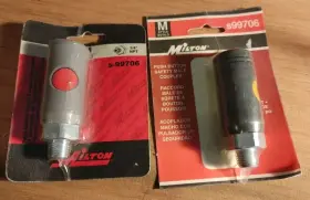 S-99706 Milton Safety Coupler M Style 1/4 Male Npt New In Package X2