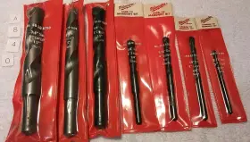 Milwaukee 045242108404 7pc Carbide Tip Masonry Drill Bit Set Usa