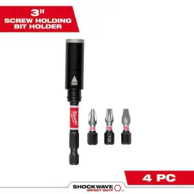 Milwaukee 045242276110 Shockwave Impact Duty 3 Inch Screw-holding Bit Holder