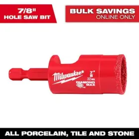 Milwaukee 045242850723 7/8 Inch Diamond Max Hole Saw Bit