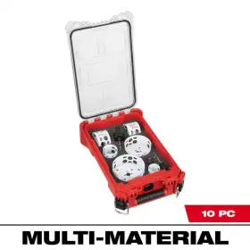 Milwaukee 313055577527 Hole Dozer Bi-metal General Purpose Saw Set With Packout Compact Organizer
