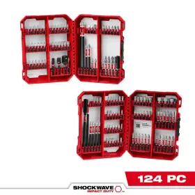 Milwaukee 313057316391 Shockwave Impact Duty Alloy Steel Driver Bit Auto Set 124 Piece 48 32
