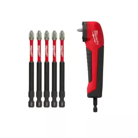 Milwaukee 313096086057 Shockwave Impact Duty 3-1/2 Inch #2 Philips Screwdriver Bit 5-pack With Right A