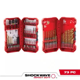 Milwaukee 313099266210 Shockwave Impact Duty Alloy Steel Screw Driver Bit Set And