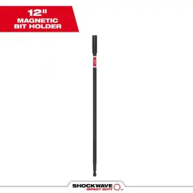 Milwaukee 313101691610 Shockwave Impact Duty 12 Inch Magnetic Bit Holder