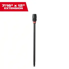 Milwaukee 313106151171 12 Inch X 7/16 Quik Lok Universal Extension Bit Tool Free Changes