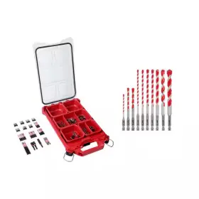Milwaukee 313115268266 Shockwave Impact Duty Alloy Steel Driver Bit Set With Packout Case Carbide Ham