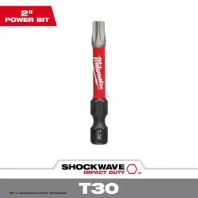 48-32-4487 Milwaukee 3608708 Shockwave Impact Duty Driver Bit 2 Inch Torx T30 Model#