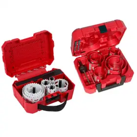 Milwaukee 445002743730 Hole Dozer General Purpose Bi-metal And Big Hawg Carbide Saw Set 23-piece