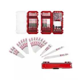 Milwaukee 445002790765 Shockwave Impact-duty Alloy Steel Drill And Screw Driver Bit Set With Sawzall Bl
