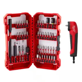 Milwaukee 445004035000 Shockwave Impact Duty Alloy Steel Screw Driver Bit Set 45-piece With R