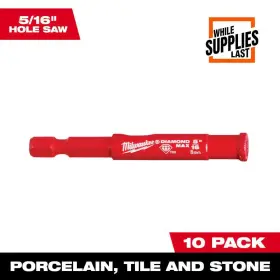 Milwaukee 445006153146 5/16 Inch Diamond Max Hole Saw 10-pack