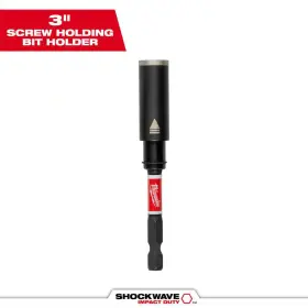 Milwaukee 445009596582 Shockwave Impact Duty 3 Inch Screw-holding Bit Holder