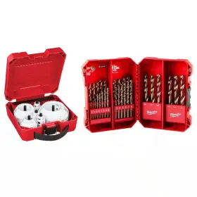 Milwaukee 445031971999 Hole Dozer General Purpose Bi-metal Saw Set With Cobalt Drill Bit 57-p