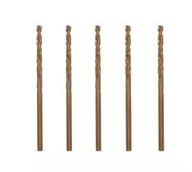 Milwaukee 445039965990 1/8 Inch Cobalt Red Helix Twist Drill Bit 5-pack