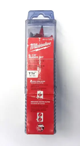 48-13-1500 Milwaukee Auger Drill Bit 1-1/2 Inch X 6-1/2
