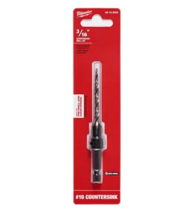 48-13-5002 Milwaukee #10 Countersink 3/16 Inch Wood Drill Bit - Pack Of 1