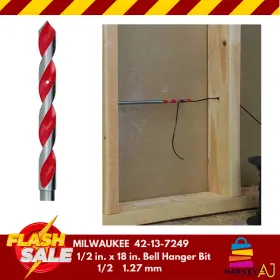 48-13-7249 Milwaukee Bellhanger Bit 1/2 Inch X 18
