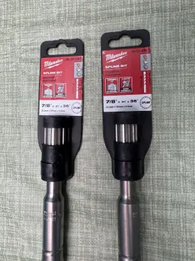 48-20-4367 Milwaukee 48-20-3949 7/8 Inch X 31 36 Hammer Drill Bit Lot Of 2
