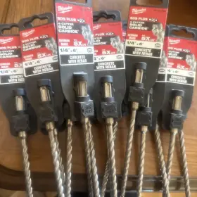 48-20-7331 Milwaukee Sds Carbide Drill Bit 1/4 X 6-inch Lot Of 14
