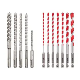 48-20-7498-48-20-9052 Milwaukee 4-cutter Sds-plus Carbide Hammer Drill Bit Kit With Shockwave