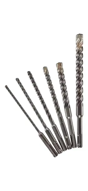 48-20-7499 Milwaukee 4-cutter Sds-plus Carbide Hammer Drill Bit Set 6-piece Made Germany