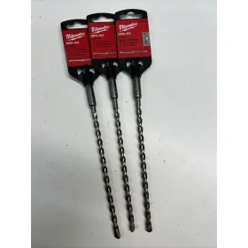 48-20-7732 Milwaukee 3x 1/4 Inch X 8 Sds Carbide Tip Hammer Drill Bits Germany