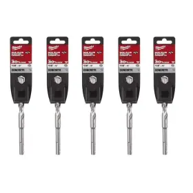 48-20-8271-5x Milwaukee Drill Bits 6 Inch 5-pack 2-cutter Standard Sds-plus Carbide Percussion