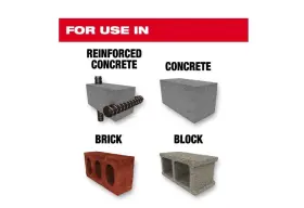 48-20-8404 Milwaukee 1/2 Inch X 21 4-cutter Sds-max Carbide Drill Bit