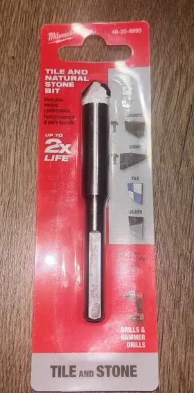 48-20-8995 Milwaukee Tile And Natural Stone Bit 1/2