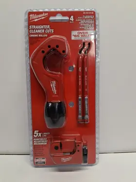 48-22-0146 Milwaukee 4 Pc. Plumbers Cut And Ream Set