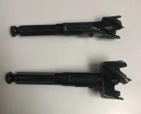 48-25-1501 Milwaukee 48-25-1001 Lot Of 2 1.5 Inch And 1 Selfeed Bits