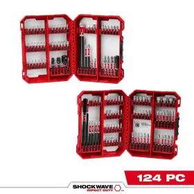 Milwaukee 48-32-4034 Shockwave Impact-duty Alloy Steel Driver Bit Auto Set 124-piece