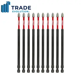 48-32-4807 Milwaukee 48-32-4207 Tool Impact Power Bit #2 Phillips 6 Inch Shockwave -pack 10