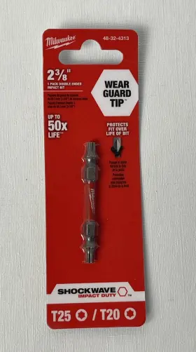 48-32-4313 Milwaukee Shockwave T20/t25 Impact Double Ended Bit