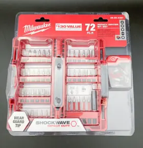 48-32-4497 Milwaukee Shockwave Impact Duty Driver Bit Set - 72 Piece