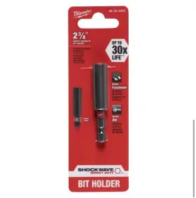 48-32-4502 Milwaukee 48324502 2 3/8 Inch Bit Tip Holder - Black