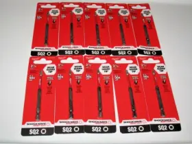 48-32-4572 Milwaukee Impact Bit 3.5ftft Shockwave Sq2 Lot Of 10