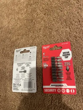 48-32-4620 Milwaukee Impact Duty Security Screw Driver Set 9-pc Of 2