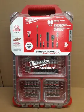 48-32-5157 Milwaukee Shockwave 90pc Impact Driver Bit Set