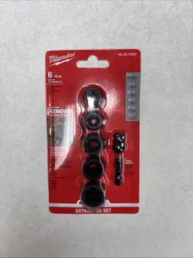 48-32-8000 Milwaukee Shockwave Impact Duty Bolt Extractor Set Pack Of 6