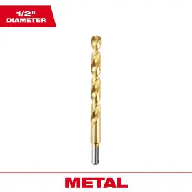 Milwaukee 48-89-2229 Thunderbolt Drill Bit 1/2 In Pack Of 1 Titanium Coated
