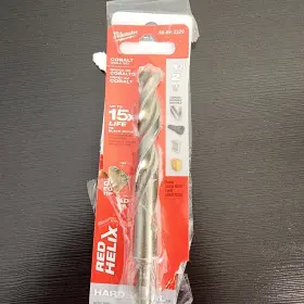 48-89-2329 Milwaukee Cobalt Drill Bit Red Helix Hard Metal 1/2 Inch Open Package