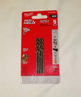 48-89-2355 Milwaukee Red Helix Cobalt Drill Bits 5pc New