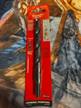 48-89-2735 Milwaukee Thunderbolt Black Oxide Drill Bit 29/64 X 5.63