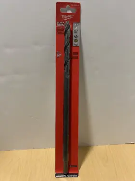 48-89-2776 Milwaukee 1/2 Inch X 12 Black Oxide Drill Bit Extended Length New