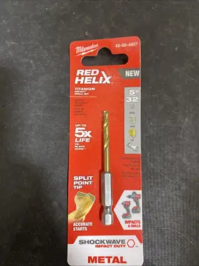 48-89-4607 Milwaukee Shockwave Impact Duty Titanium Drill Bit 5/32 Inch Dia